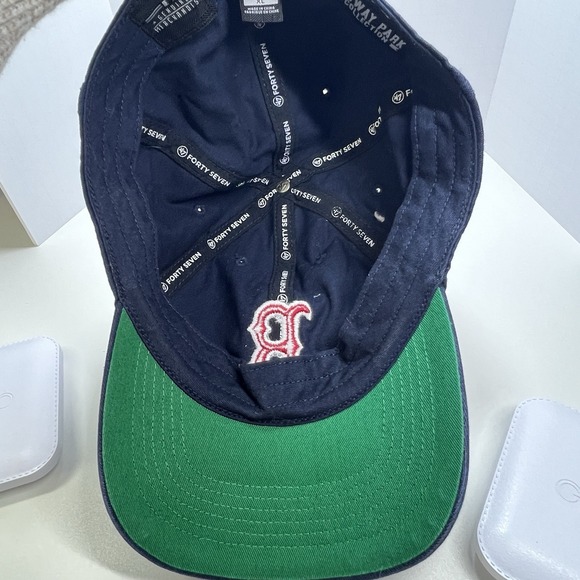 Boston Red Sox Hat 47 Brand Navy Blue Fenway Park Collection Fitted XL Cap - Picture 7 of 7